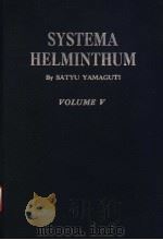 SYSTEMA HELMINTHUM VOLUME 5 ACANTHOCEPHALA PDF电子版封面 SATYU YAMAGUTI