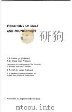 VIBRATIONS OF SOILS AND FOUNDATIONS PDF电子版封面