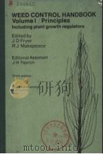 WEED CONTROL HANDBOOK VOLUMEL/PRINCIPLES PDF电子版封面