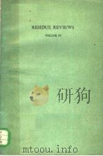 RESIDUE REVIEWS  VOLUME 59（1975 PDF版）