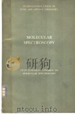 MOLECULAR SPECTROSCOPY（ PDF版）