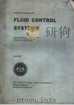 FLUID CONTROL SYSTEMS PDF电子版封面
