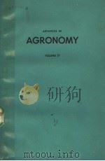 ADVANCES IN AGRONOMY  VOLUME 21（1969 PDF版）