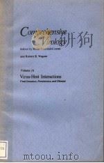 COMPREHENSIVE VIROLOGY  VOLUME 16  VIRUS-HOST INTERACTIONS（1980 PDF版）