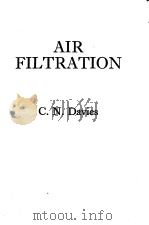 AIR FILTRATION PDF电子版封面 0122056604 C.N.DAVIES