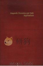 MAGNETIC MATERIALS AND THEIR APPLICATIONS（1974 PDF版）