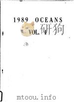 OCEANS'89 VOLUME 4 PDF电子版封面