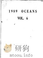 OCEANS'89 VOLUME 6 PDF电子版封面