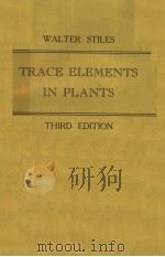 TRACE ELEMENTS IN PLANTS PDF电子版封面
