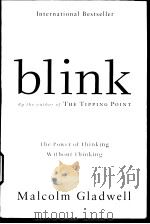 BLINK THE POWER OF TBINKING OF TBINKING WITBOUT TBINKING PDF电子版封面 0316001058