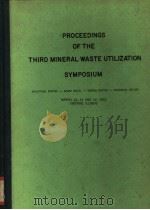 PROCEEDINGS OF THE THIRD MINERAL WASTE UTILZATION SYMPOSIUM（ PDF版）