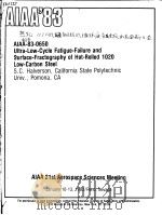 ULTRA-LOW-CYCLE FATIGUE-FAILURE AND SURFACE-FRACTOGRAPHY OF HOT-ROLLED 1020 LOW-CARBON STEEL（1983 PDF版）