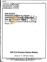 ATMOSPHERIC DIFFUSION OF A PASSIVE CONTAMINANT IN A SPATIALLY HOMOGENEOUS FLOW WITH TRANSVERSE VELOC（1983 PDF版）
