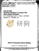 NUMERICAL SIMULATION OF TRANSONIC FLOW ABOUT ISOLATED AFTERBODIES 1983 PDF电子版封面