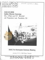 GALILEO MISSION OVERVIEW（1983 PDF版）
