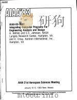 INTEGRATING COMPUTER PROGRAMS FOR ENGINEERING ANALYSIS AND DESIGN（1983 PDF版）