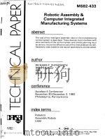 ROBOTIC ASSEMBLY & COMPUTER INTEGRATED MANUFACTURING SYSTEMS（ PDF版）