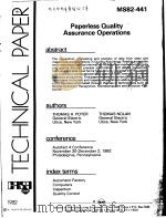 PAPERLESS QUALITY ASSURANCE OPERATIONS（ PDF版）