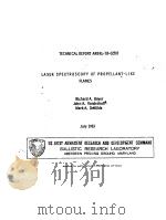 TECHNICAL REPORT ARBRL-TR-02507 LASER SPECTROSCOPY OF PROPELLANT0-LIKE FLAMES PDF电子版封面 RICHARD A.BEYER JOHN A.VANDER