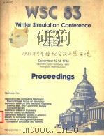 1983 WINTER SIMULATION CONFERENCE PROCEEDINGS VOLUME 2 PDF电子版封面 STEPHEN D.ROBERTS JERRY BANKS