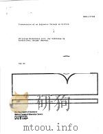 TRANSMISSION OF AN EXPLOSION THROUCH AN ORIFICE 1982 PDF电子版封面