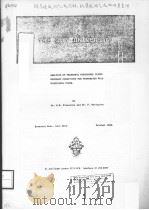 ANALYSIS OF TRANSONIC WINDTUNNEL FLOWN:BOUNDARY CONDITIONS FOR PERFORATED WALL WINDTUNNEL FLOWS 1982 PDF电子版封面