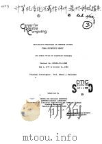 RELIABILITY EVALUATION OF COMPUTER SYSTEMS FINAL SCIENTIFIC REPORT AIR FORCE OF SCIENTIFIC RESEARCH 1980 PDF电子版封面