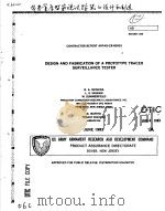 DESIGN AND FABRICATION OF A PROTOTYPE TRACER SURVEILLANCE TESTER（1983 PDF版）