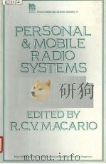 PERSONAL & MOBILE RADIO SYSTEMS PDF电子版封面 086341219X R.C.V.MACARIO