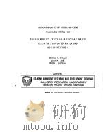 SURVIVABILITY TESTS ON A NUCLEAR WASTE CASK IN SIMULATED RAILROAD ACCIDENT FIRES（1983 PDF版）