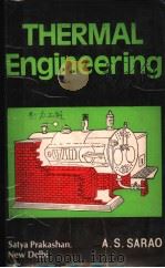 THERMAL ENGINEERING PDF电子版封面 A.S.SARAO
