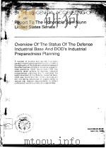 REPORT TO THE HONORABLE SAM NUNN UNITED STATES SENATE PDF电子版封面