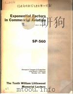 EXPONENTIAL FACTORS IN COMMERCIAL AVIATION SP-560 PDF电子版封面