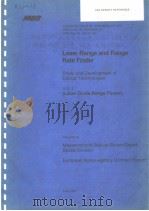 LASER RANGE AND RANGE RATE FINDER STRUDY AND DEVELOPMENT OF CRITICAL TECHNOLOGIES VOL.1 (LASER DIOD PDF电子版封面