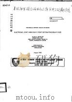 ELECTRONIC JOINT ARMY/NAVY POINT DETONATING/DELAY FUZE PDF电子版封面 ALAN H.WENDLER