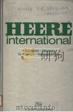 HEERE INTERNATIONAL PDF电子版封面