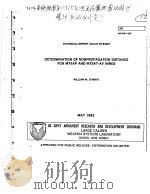 DETERMINATION OF NONPROPAGATION DISTANCE FOR M74AP AND M75AT-AV MINES PDF电子版封面 WILLIAM M.STIRRAT