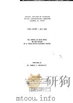 THE IMPACT OF DATA RATES ON THE DESIGN OF A FIBER OPTICS GUIDANCE SYSTEM PDF电子版封面