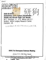 AUTOOMOUS EARTH FEATURE CLASSIFICATION SHUTTLE AND AIRCRAFT FLIGTH TEST RESULTS（ PDF版）