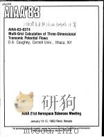 MUITI-GRID GALCULATION OF THREE-DIMENSIONAL TRANSONIC POTENTIAL FLOWS（ PDF版）