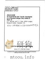 AN EXPERIMENTAL HEAT TRANSFER INVESTIGATION OF AN ADVANCES WINGED ENTRY VEHICLE AT MACH 10（ PDF版）