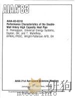 PERFORMANC CHARACTERISTICS OF THE DOBLEWALL ARTERY HIGH CAPACITY HEAT PIPE（ PDF版）