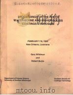PROCEEDINGS OF THE TENTH WATER-BORNE AND HIGHER-SOLIDS COATINGS SYMPOSIUM PDF电子版封面