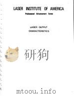 LASER INSTITUTE OF AMERICA PDF电子版封面