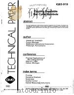 PRINTING READABLE BAR CODE SYMBOLS（ PDF版）