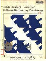 IEEE STANDARD GLOSSARY OF SOFTWARE ENGINEERING TERMINOLOGY PDF电子版封面 0818605022