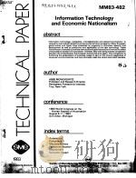 INFORMATION TECHNOLOGY AND ECONOMIC NATIONALISM（ PDF版）