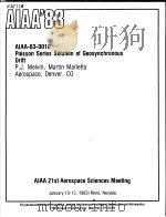 AIAA'83  AIAA-83-0016     PDF电子版封面     