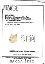 AIAA'83 AIAA-83-0010 PDF电子版封面