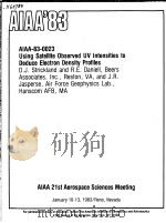AIAA'83 AIAA-83-0023 PDF电子版封面